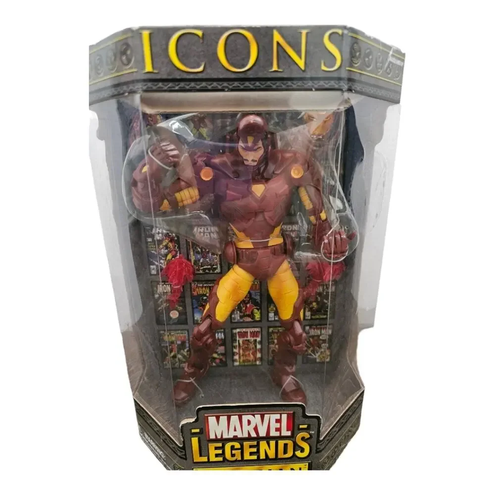 Marvel Legends‎ Icons Iron Man Unmasked Tony Stark ToyBiz 2006 New!!